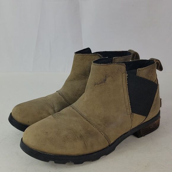 Sorel Emelie Chelsea Major Tan Women's Ankle Boots - Picture 7 of 16